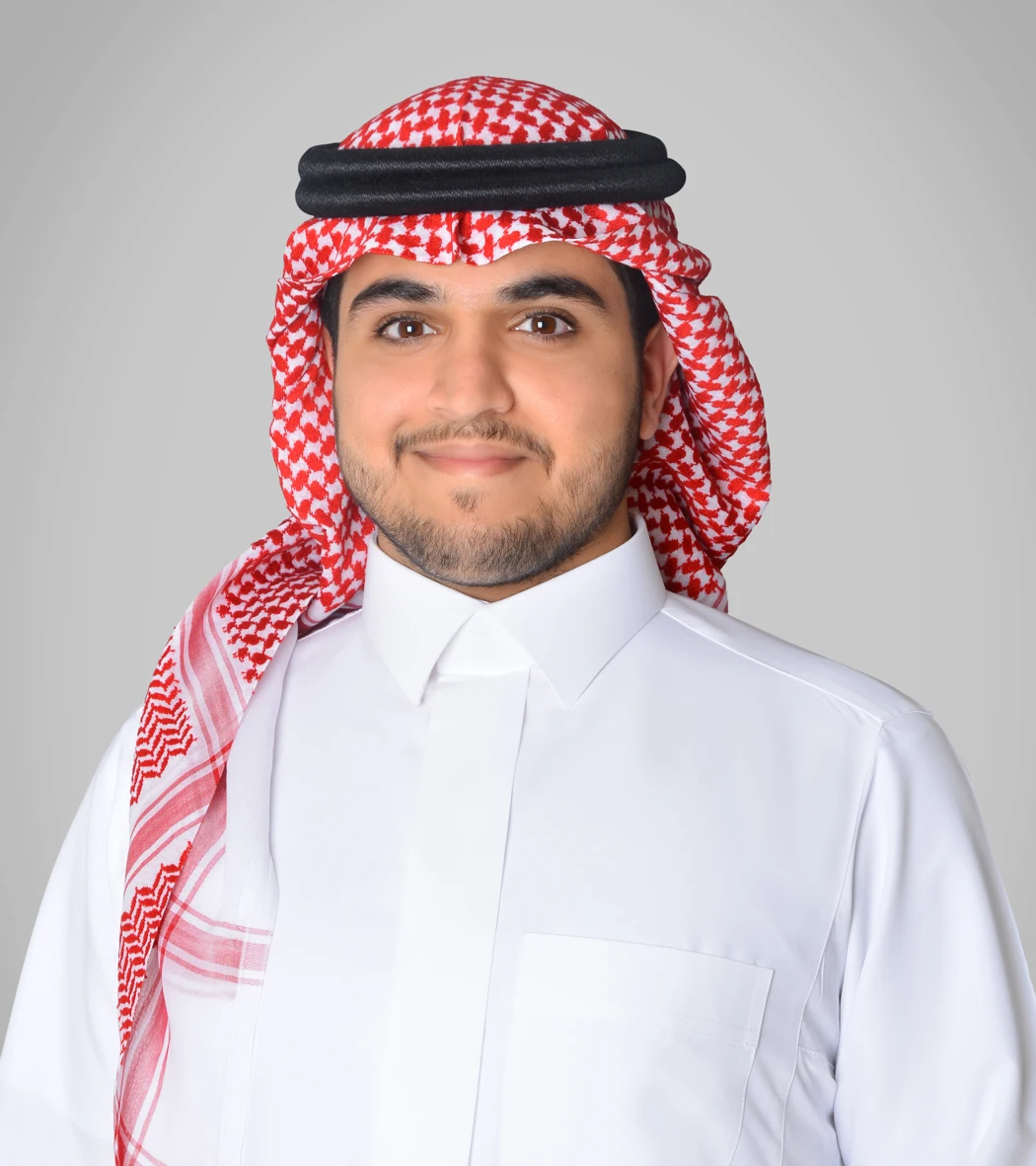 Mansour Al Jarbou wearing traditional Saudi attire